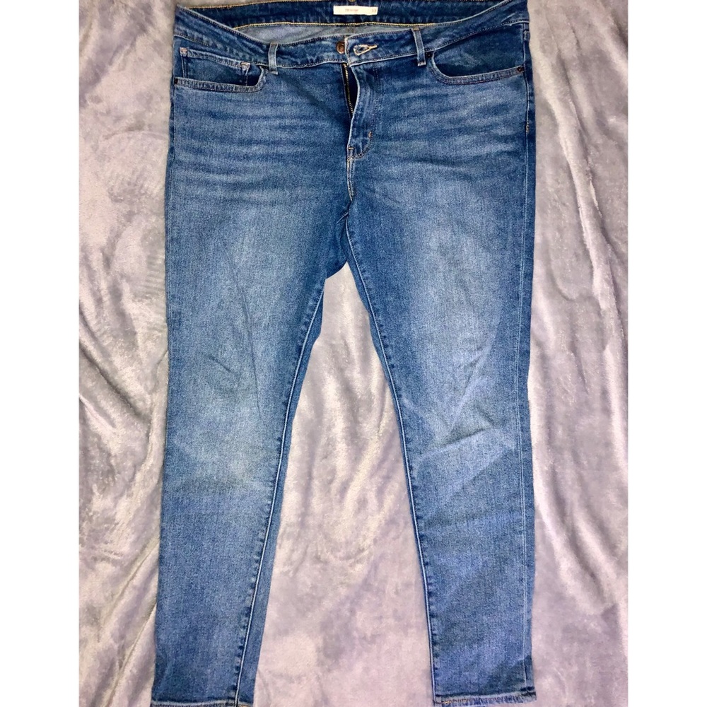 LEVI’S 711 INDIGO RAYS SKINNY JEANS